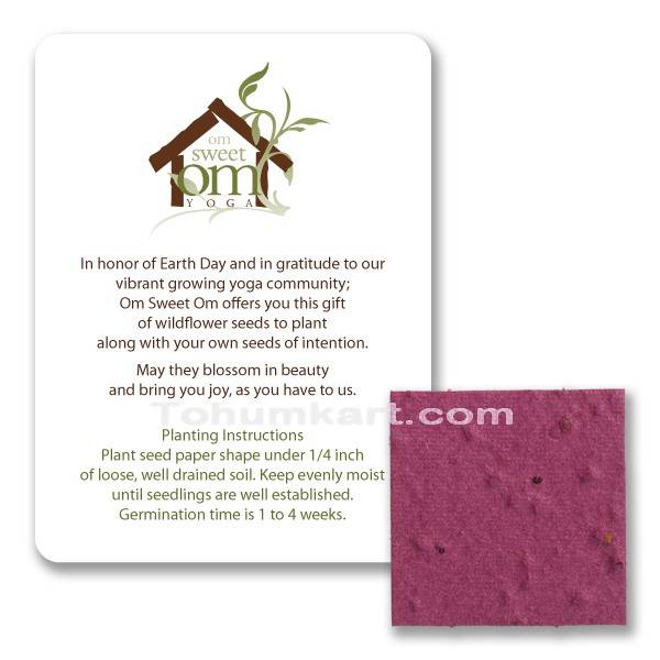 M Kare 4.5 cm. Kartvizit